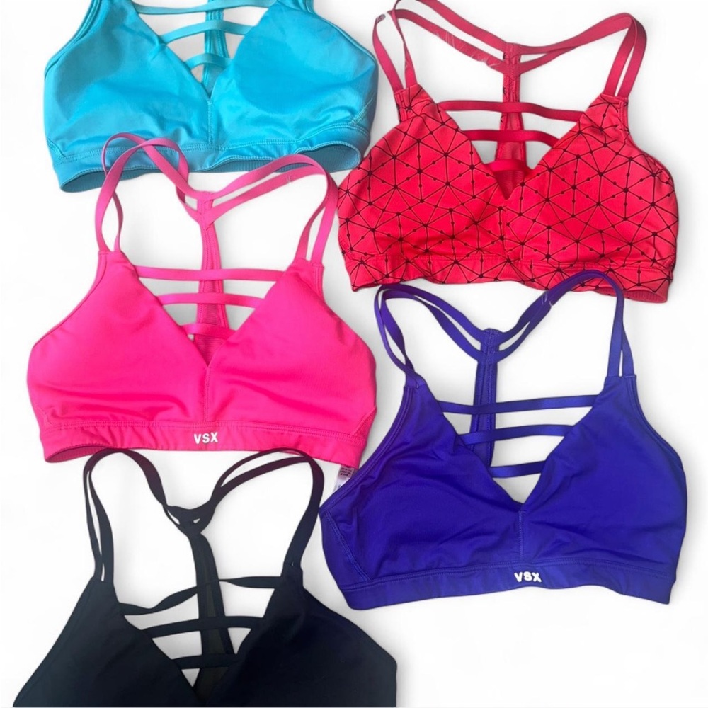 Victoria’s Secret Strappy Sports Bra 
$15 individually
$5 W/ purchase over $40